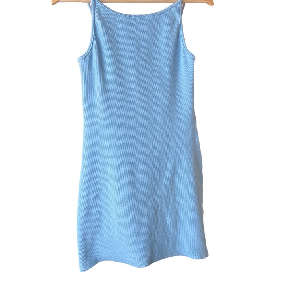 Balenciaga blue stretchable sleeveless shirt. Size Small - Picture 3 of 6
